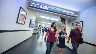 eberhardt students in hallway